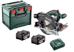 Metabo KS 18 LTX 57 18V Li-Ion Accu Cirkelzaag Set (2x 5,2Ah Accu) In MetaBox - 57mm - 601857700