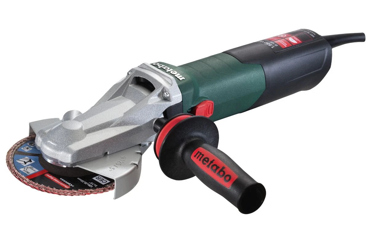 Metabo WEF 15-125 QUICK Platkop Haakse Slijper - 1550W - 125 Mm - Softstart - 613082000 1 Metabo WEF 15-125 QUICK Platkop Haakse Slijper - 1550W - 125 Mm - Softstart - 613082000