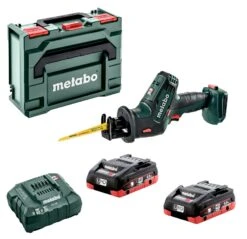 Metabo SSE 18 LTX Compact 18V Accu Reciprozaag Set In MetaBox (2x 4,0Ah LiHD Accu) - 602266800