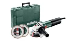 Metabo WQ 1100-125 Haakse Slijper In Koffer Incl. 2 Diamantzaagbladen - 1100W - 125mm - 610035510