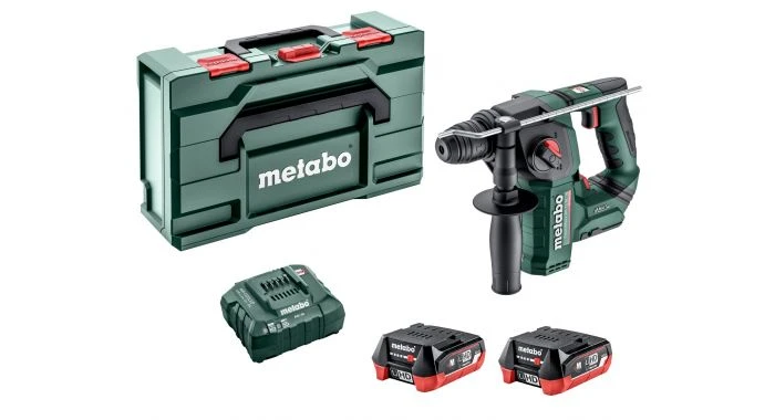 Metabo PowerMaxx BH 12 BL 16 12V Li-ion Accu SDS-plus Boorhamer Set (2x 4.0Ah Accu) In MetaBox - 1.3J - Koolborstelloos - 600207800 1 Metabo PowerMaxx BH 12 BL 16 12V Li-ion Accu SDS-plus Boorhamer Set (2x 4.0Ah Accu) In MetaBox - 1.3J - Koolborstelloos - 600207800