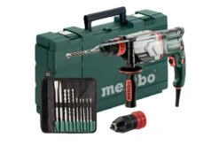 Metabo UHE 2660-2 Quick Set SDS-plus Combihamer Incl. 10 Delig Boor- En Beitelset In Koffer - 800W - 2.8J - 600697510