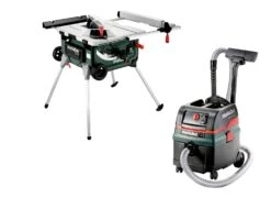 Metabo TS 254 Zaagtafel Op Onderstel & Alleszuiger / Bouwstofzuiger (ASR 25 L SC) Combiset - 2000W - 254 X 30mm