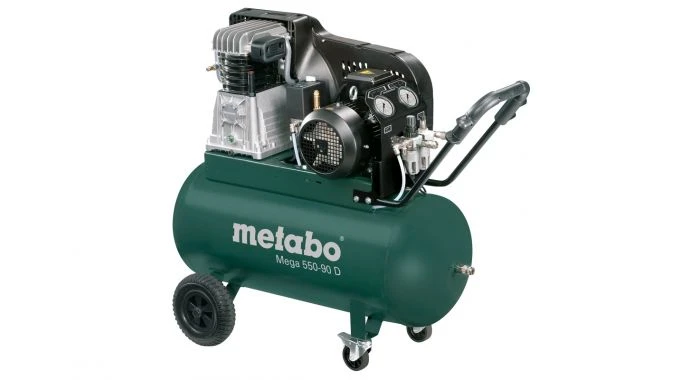 Metabo Mega 550-90 D Compressor - 3000W - 11 Bar - 90L - 360 L/min - 601540000 1 Metabo Mega 550-90 D Compressor - 3000W - 11 Bar - 90L - 360 L/min - 601540000