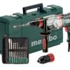 Metabo UHEV 2860-2 Quick Set SDS-Plus Combihamer Incl. 10 Delig Boor- En Beitelset In Koffer - 1100W - 3.4J - 600713510