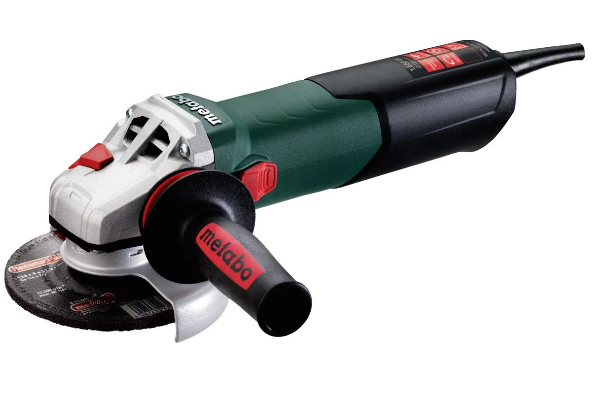 Metabo WEVA 15-125 QUICK Haakse Slijper - 1550W - 125mm - Softstart - Variabel - 600496000 1 Metabo WEVA 15-125 QUICK Haakse Slijper - 1550W - 125mm - Softstart - Variabel - 600496000