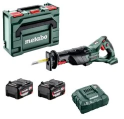 Metabo SSE 18 LTX BL 18V Li-Ion Accu Reciprozaag Set (2x 5,2Ah Li-Power Accu) In MetaBox - 32mm - Koolborstelloos